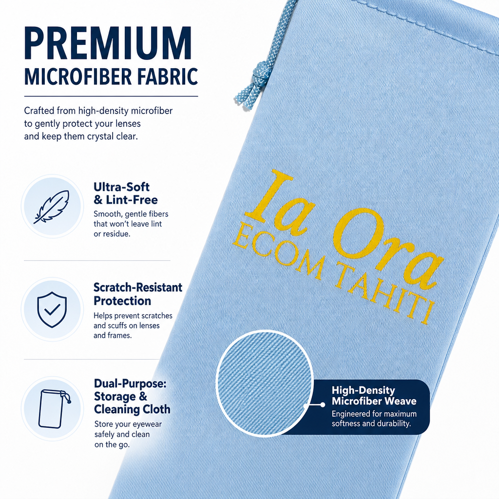 Microfiber Drawstring Eyeglass Pouch with Logo， 9x18cm