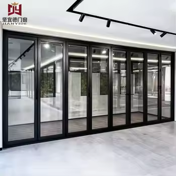 Portes coulissantes en aluminium à haut rendement énergétique pour la vente en gros