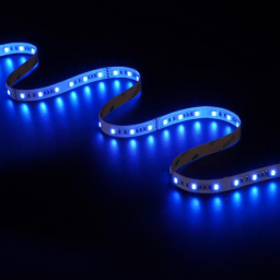 Гъвкава LED лента SMD5050, 60 светодиода/м, постояннотоково напрежение 24 V, ширина 12 мм, RGBWW (петвъзможностен цвят) за дизайн