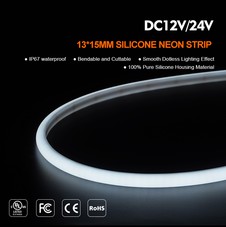 silicone neon flex top view 1315mm lwtg1513 1870-2
