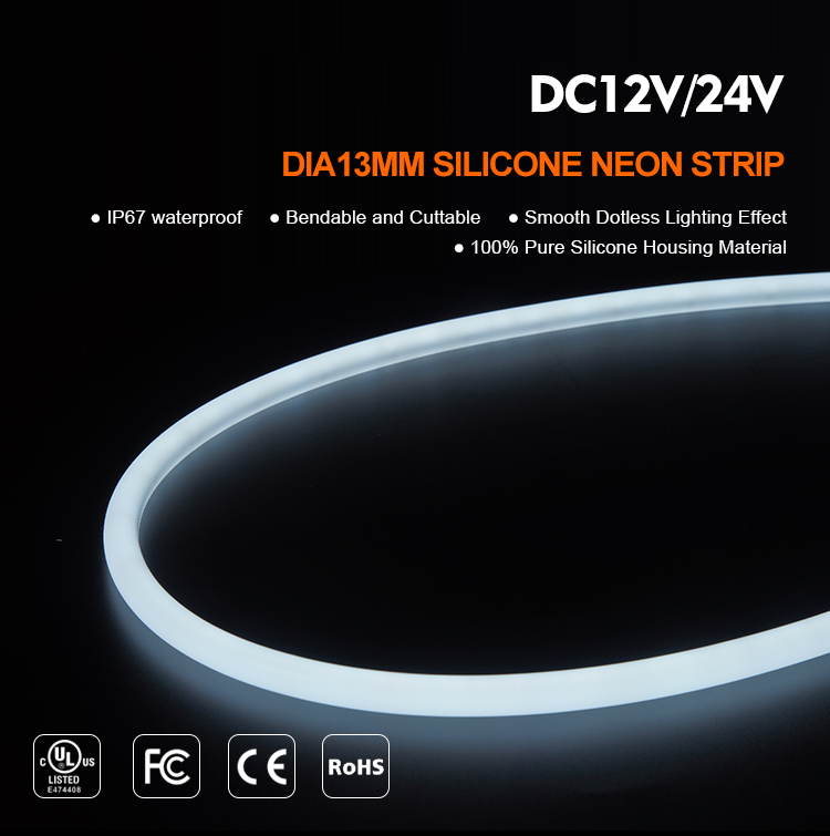 silicone neon flex dia 13mm lwtg13 1292-2