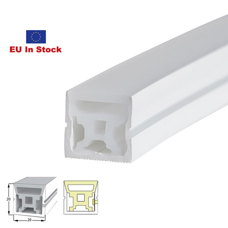 Silicone neon Tube Flex Top view or Side View 20*20MM LWTG2020-4
