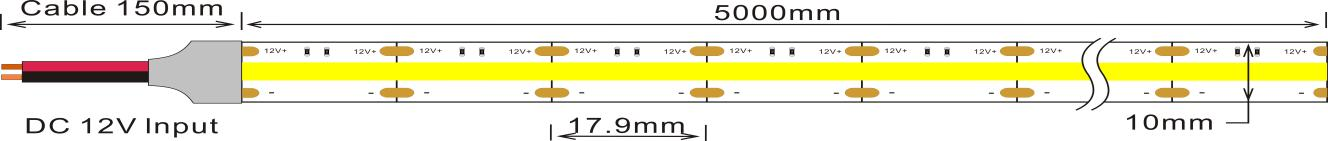 m dc12v 10mm single color for bedroom-0