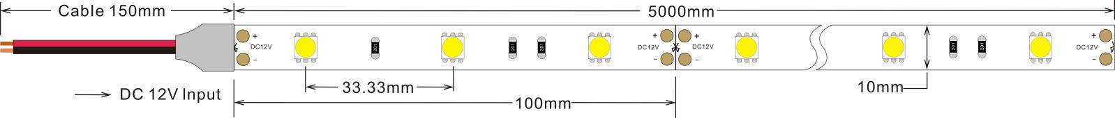 m dc12v 10mm single color for decoration-0