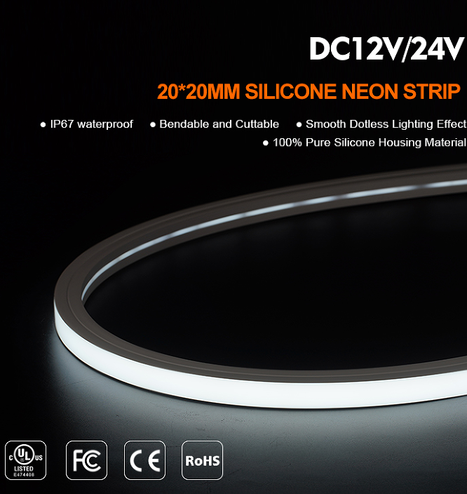 silicone neon flex 3 sides top view 2020mm lwtg2020 2-2