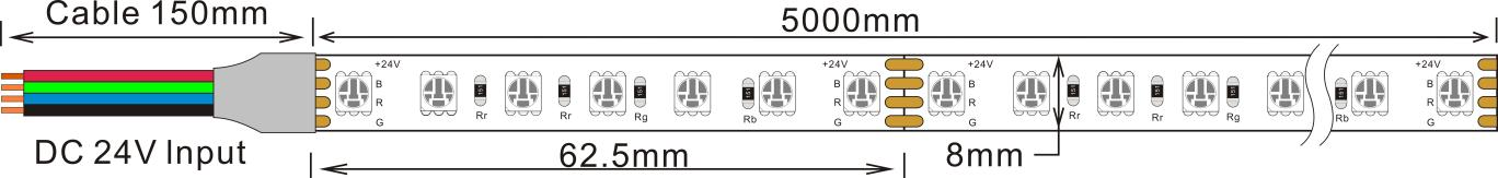 m dc24v 8mm rgb color for neon design-0