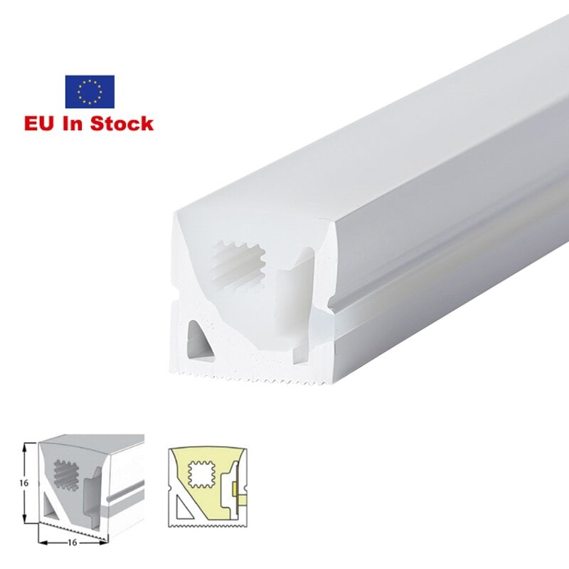 Silicone neon Tube Flex Side view 16*16MM LWTG1616-3