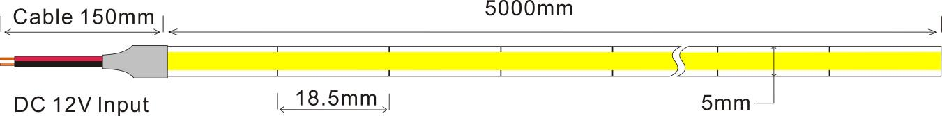 m dc12v 5mm single color for bedroom-0