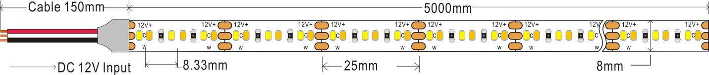 m dc12v cct 8mm for bedroom-0