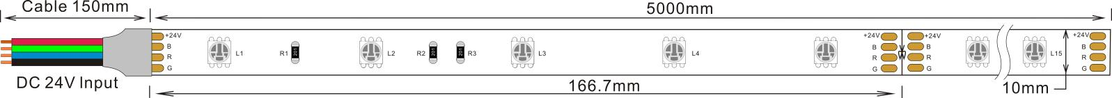 m dc24v 10mm rgb color for design-0
