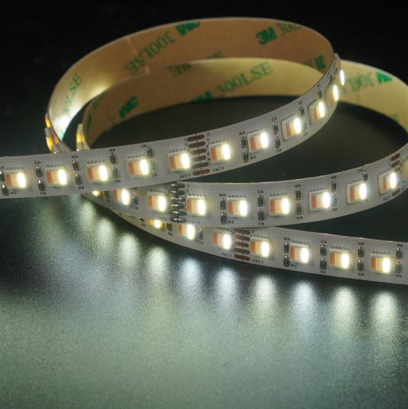 Flex LED strip SMD5050 96leds/m DC24V 12MM RGBCW 5 in 1 color for Room