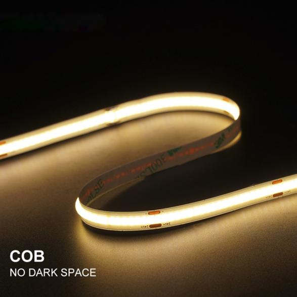 SMDCOB Flexible LED Strip, 24V, 378 LEDs/m, 8MM , Decorative Lighting