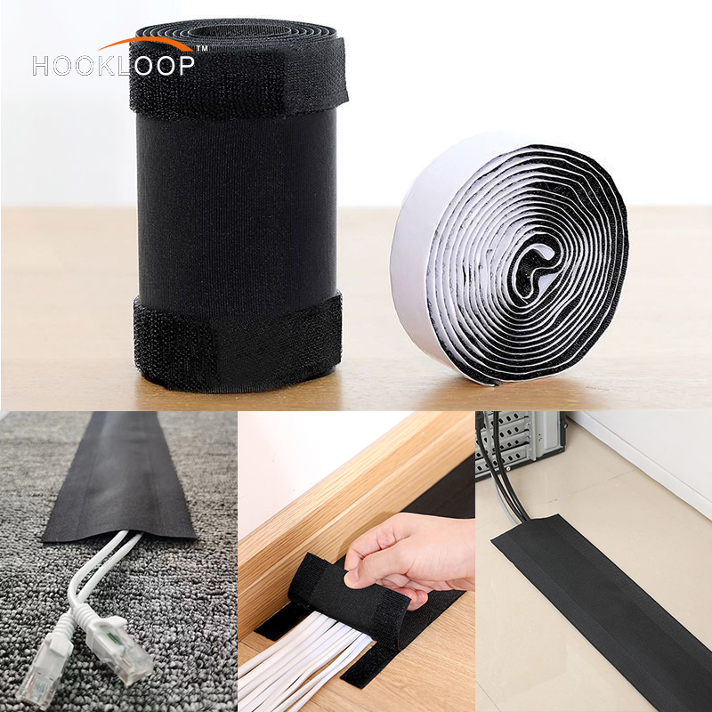 Carpet Cord Cover Cable Grip Floor Cover Cable Protector Management for Commercial Office Carpet
