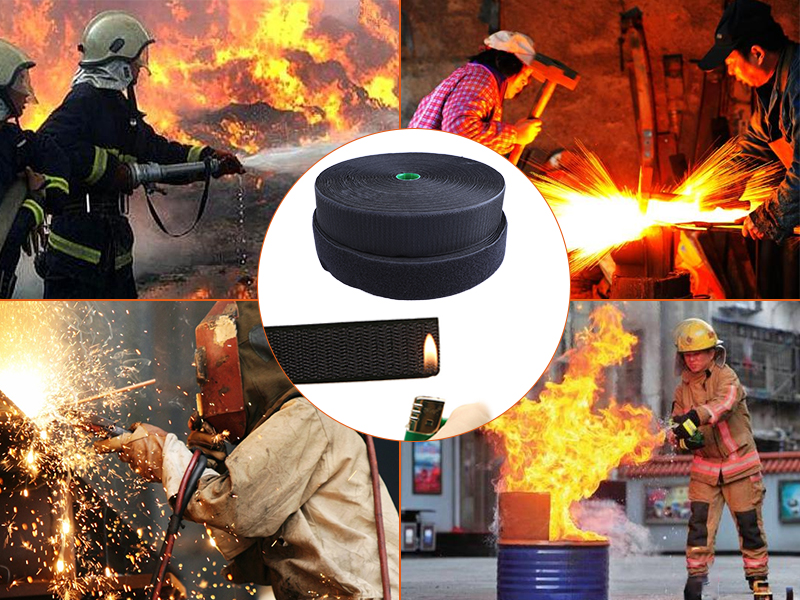 Flame-retardant Hook and Loop