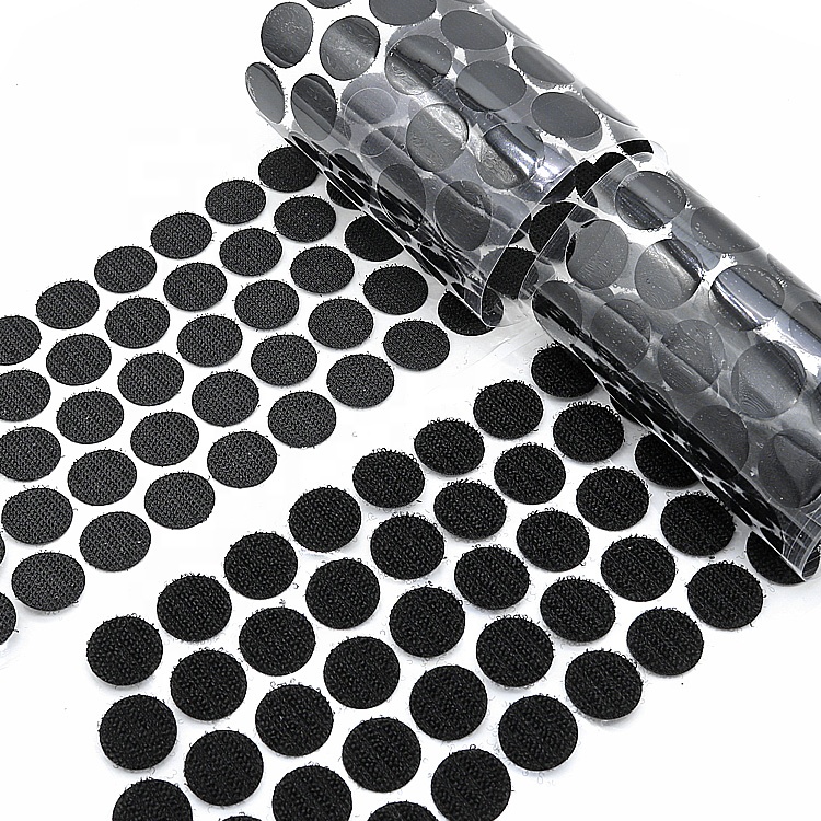 Self Adhesive Dots Strong Sticky Round Nylon Dots, Hook and Loop Dots with Adhesive for Classroom Office Home
