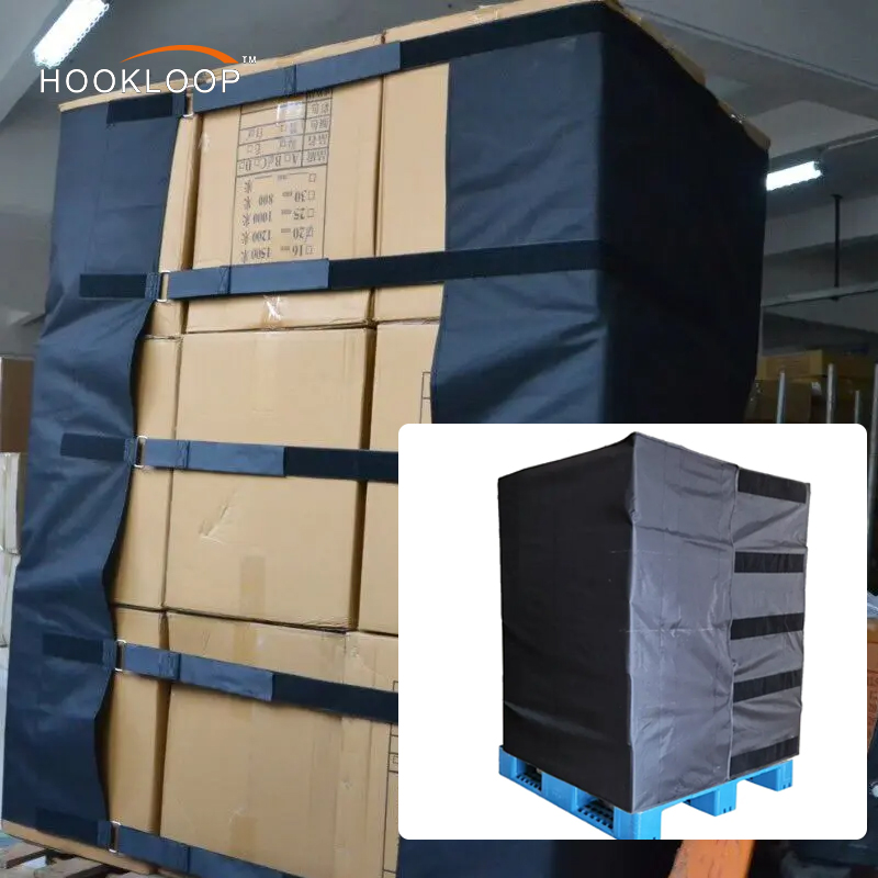 Durable Oxford Cloth Pallet Straps with Hook and Loop for Secure Cargo Transport