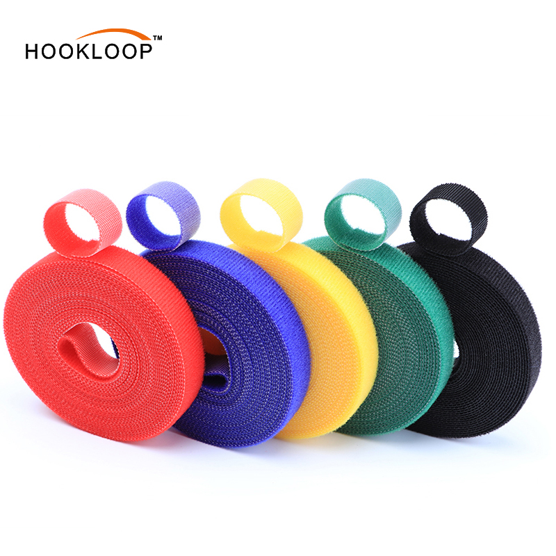 Double-Sided Hook and Loop Straps Self-Gripping Cable Straps Hook & Loop Roll for  Storage and Organization