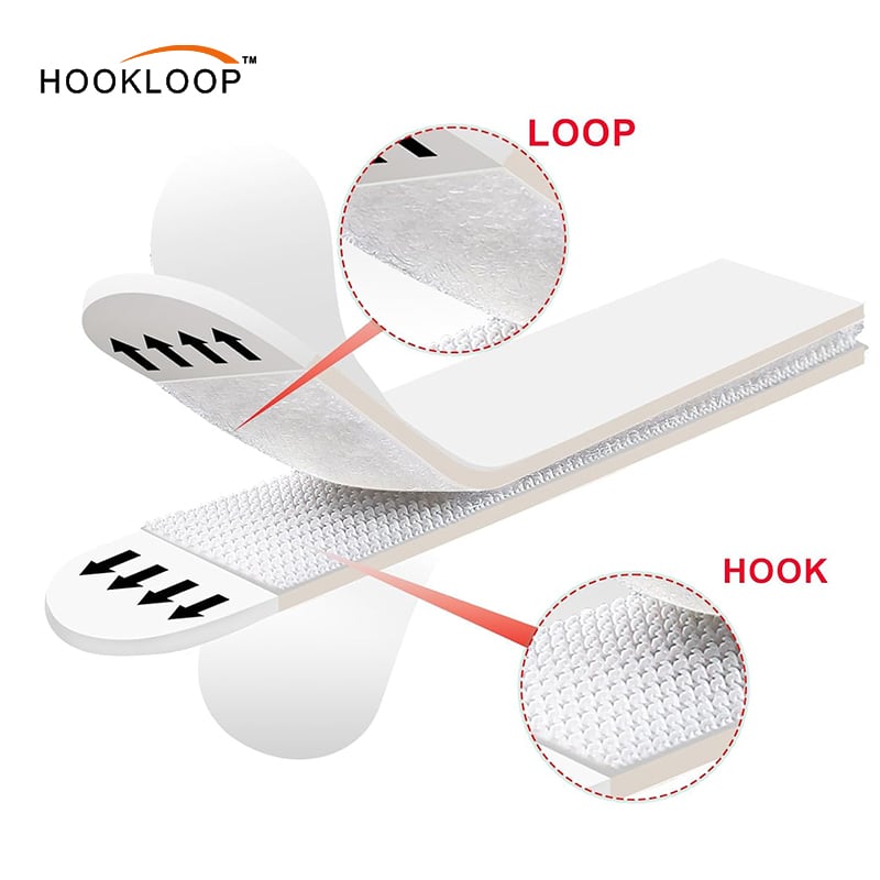 12 Pairs/Bag Heavy Weight Damage Free Hanging Picture Hangers Heavy Duty Wall Picture Hanging Strips for Home Decor White Adhesive Strips
