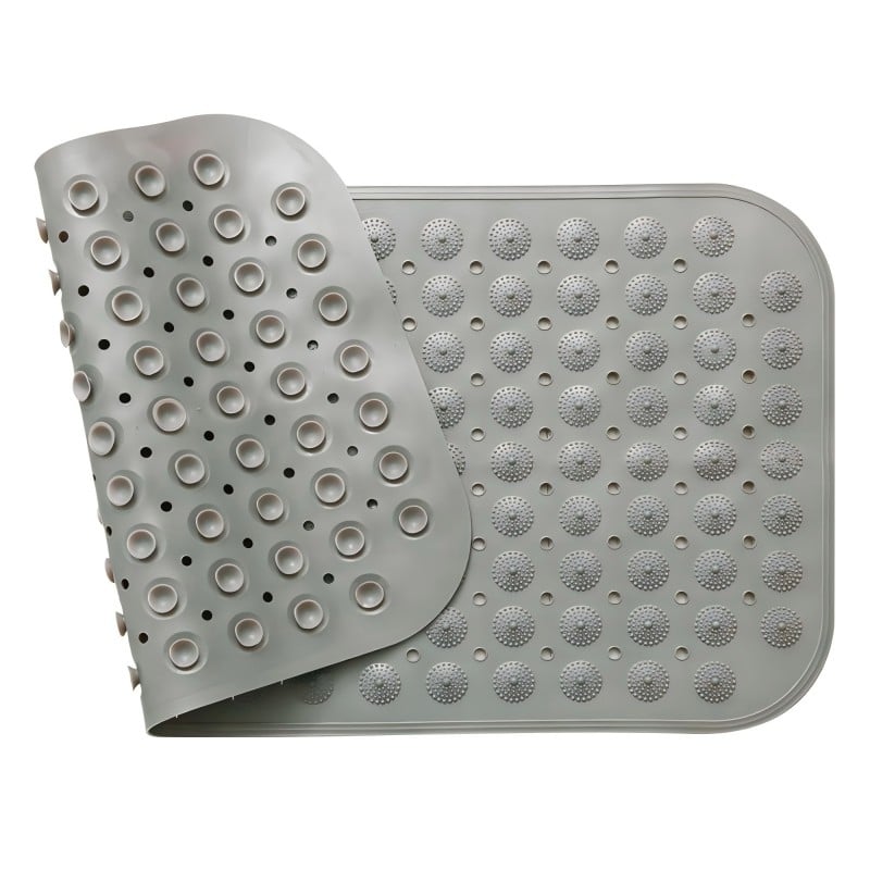 PVC Duschmatte Badewannenmatte mit Abflusslöchern und Saugnäpfen