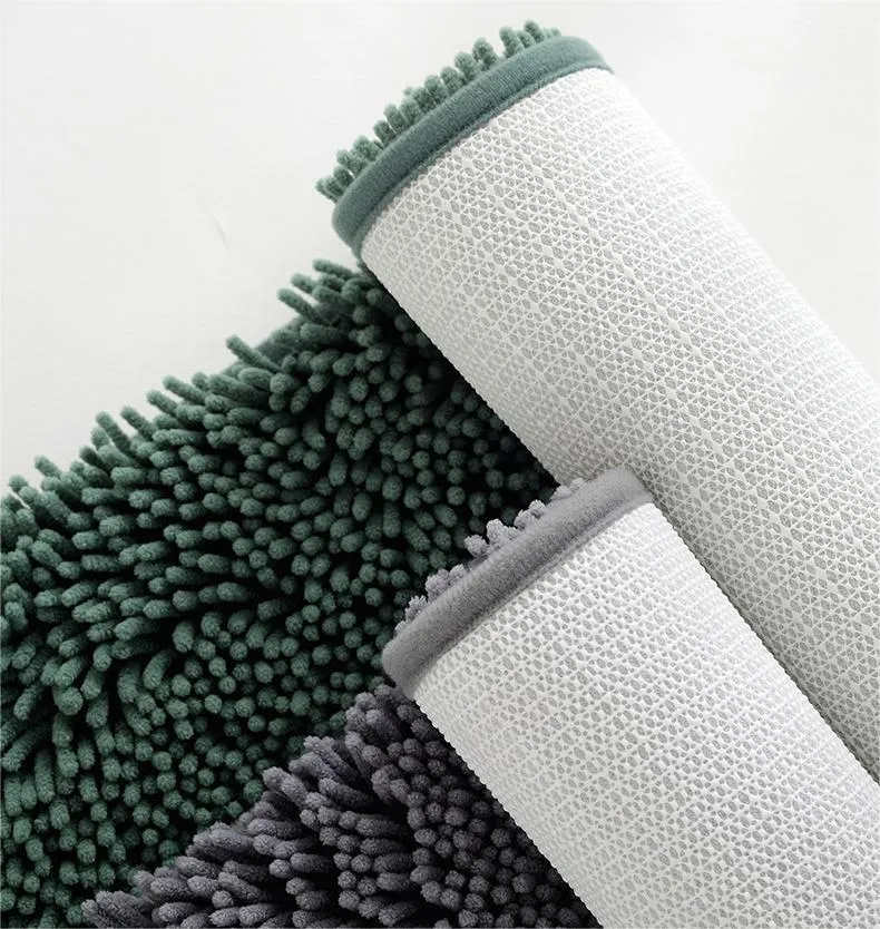 Super saugfähige Chenille-Badematte für den Badezimmerboden