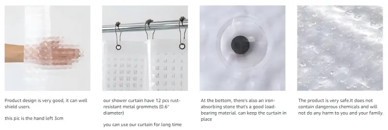 Mildew-free Shower Curtain supplier