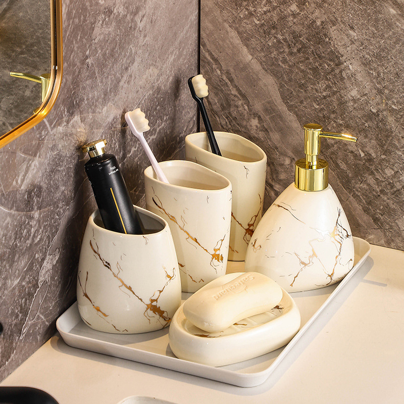 Hotel Keramik Badezimmer Zubehör Set