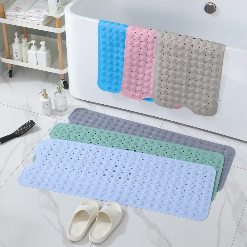 Non-Slip Extra Long PVC Shower Mat details