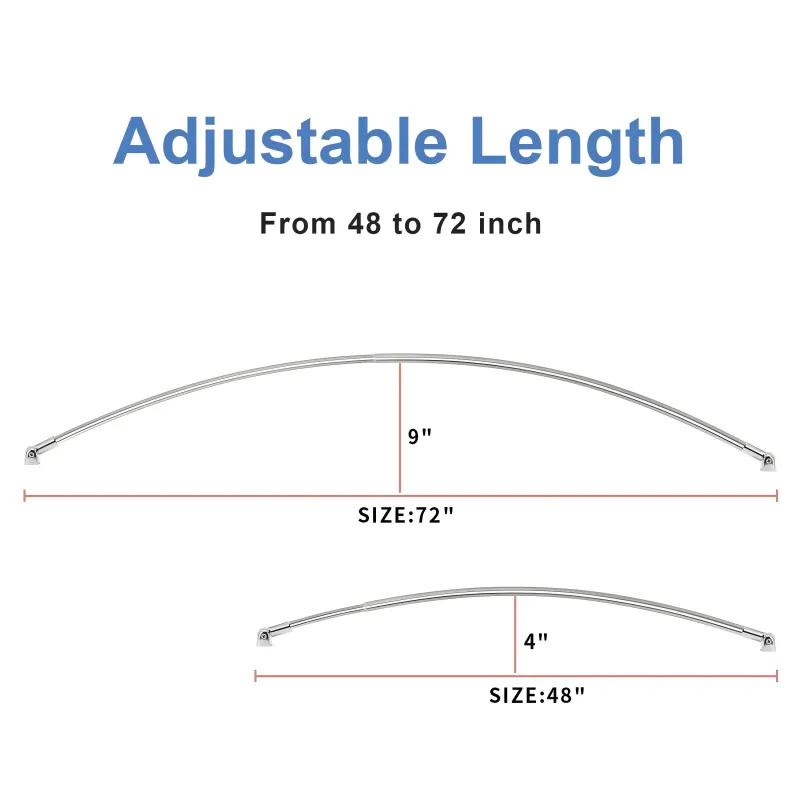 Curved shower curtain rod manufacture