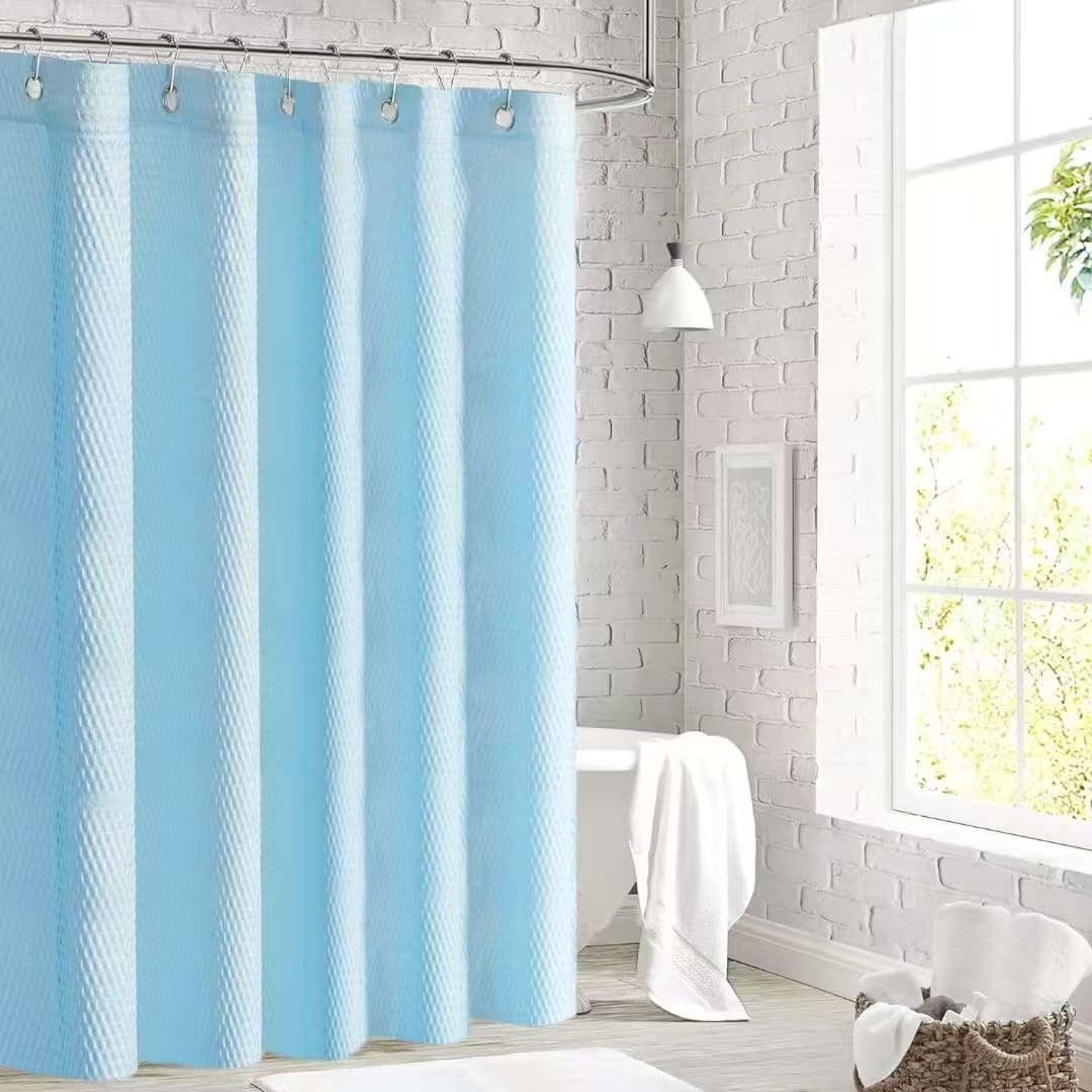 Hochwertiger Hotel-Badvorhang Polyester Badezimmer Vinyl Duschvorhang Duschabliner