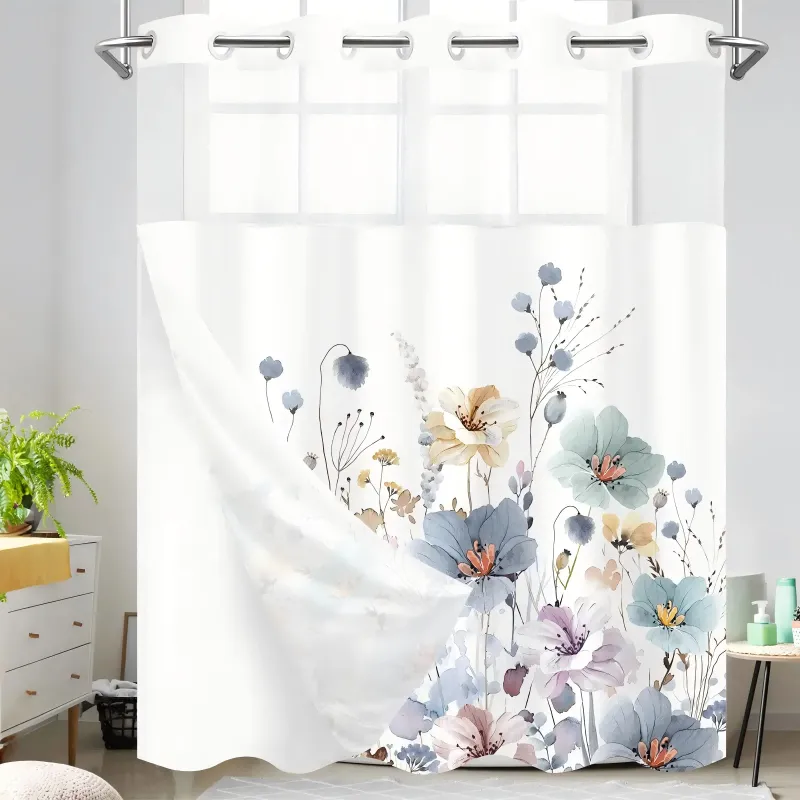 Double Layer Shower Curtains supplier