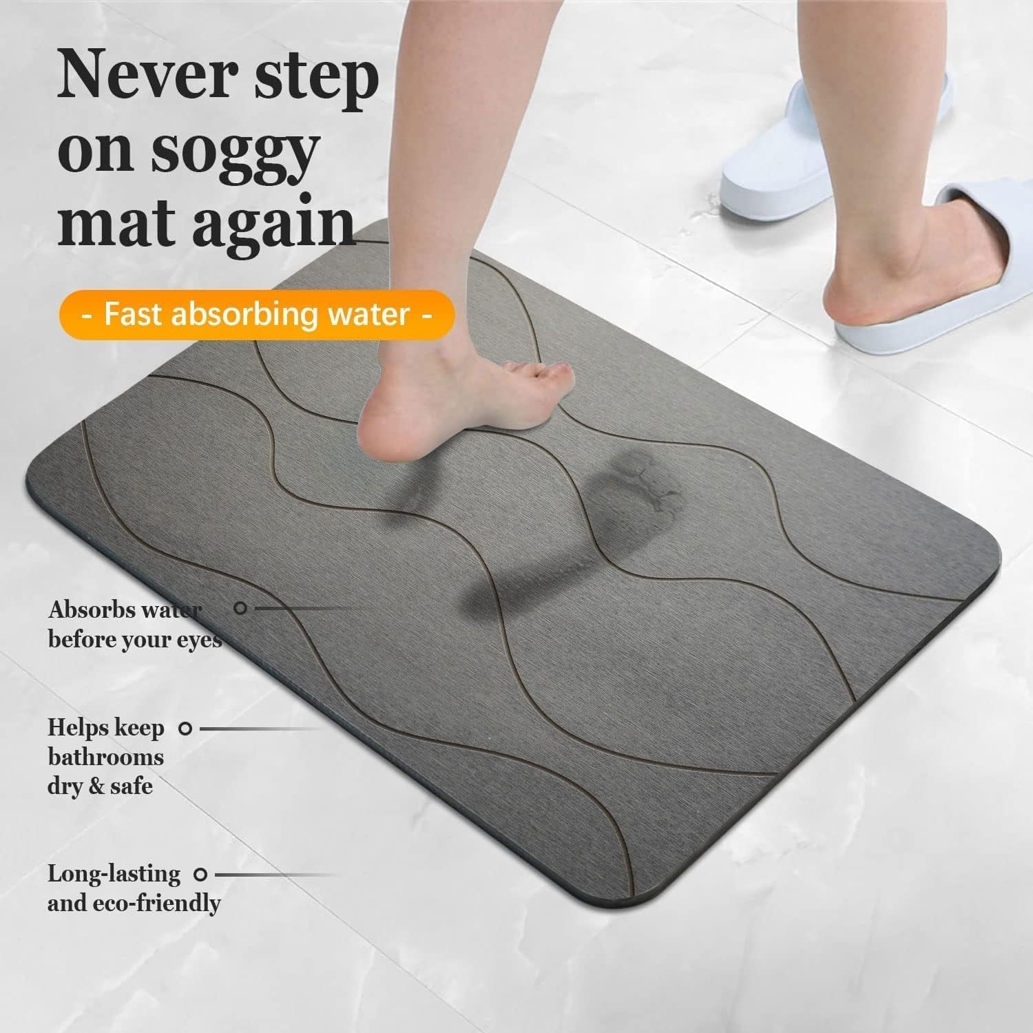 New Eco-Friendly Stone Bath Mat Launched for Global Household Market5