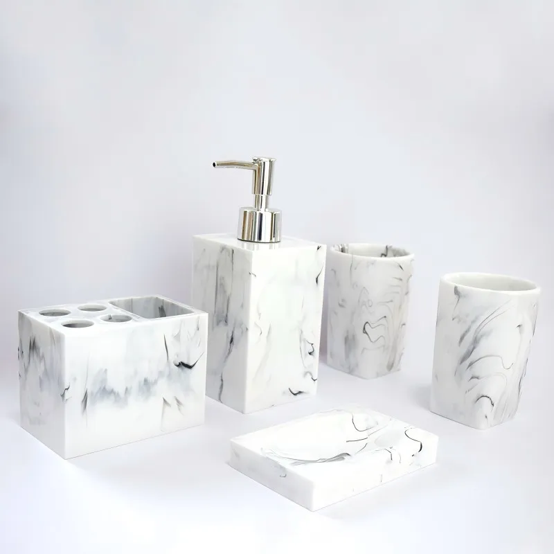 Resin Bathroom Accessories Set supplier