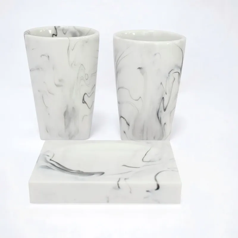 Resin Bathroom Accessories Set manufacture