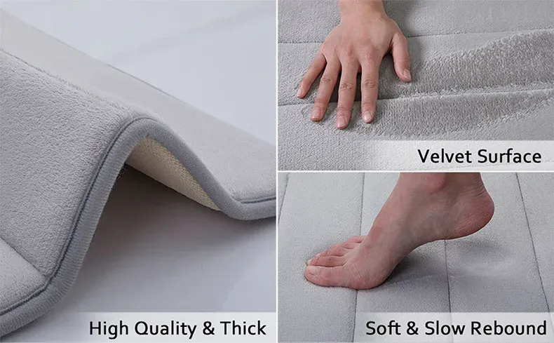 40x60cm Memory Foam Bath Mat details