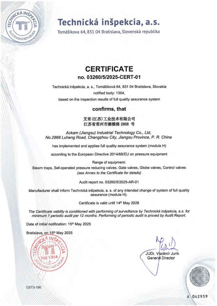 Module H CERT of AcKam