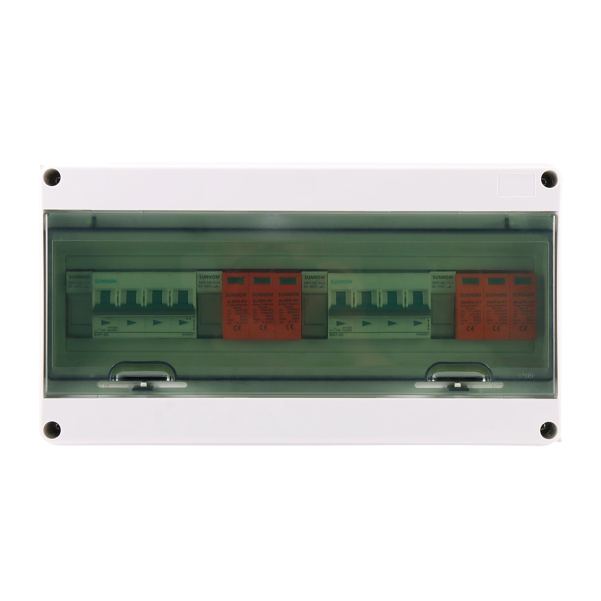 SNHT 2 in 2 out 1000v Solar PV DC Combiner Box