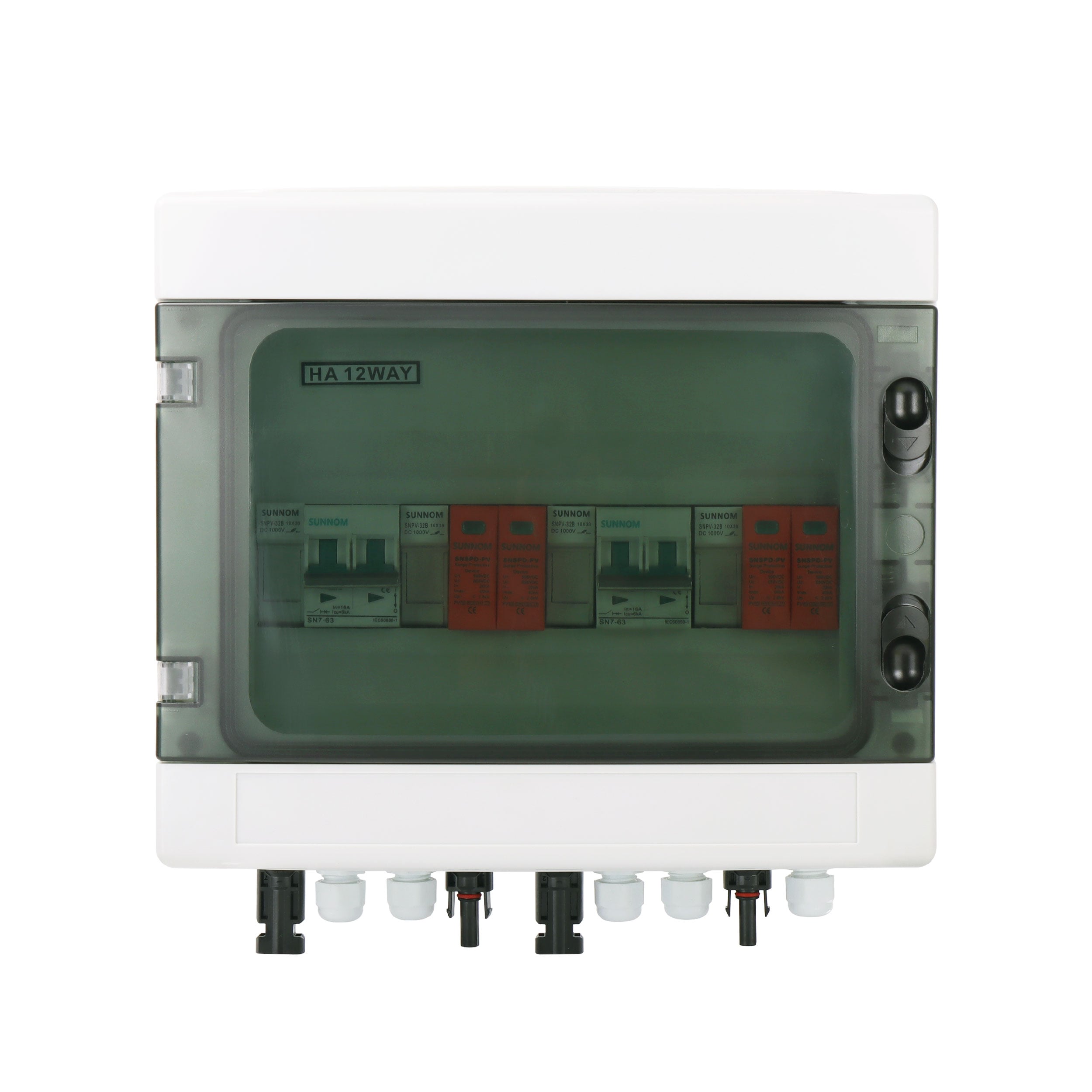 2 IN 2 OUT 500V Solar PV DC Combiner Box