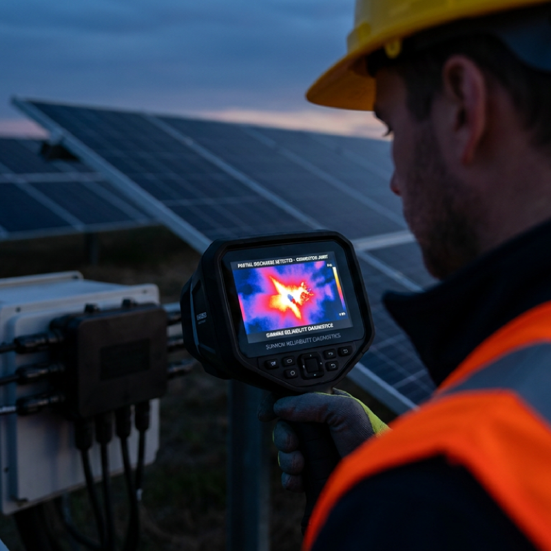 Řešení potíží s částečným výbojem v PV konektorech: Nenápadný ničitel izolace u velkých fotovoltaických elektráren