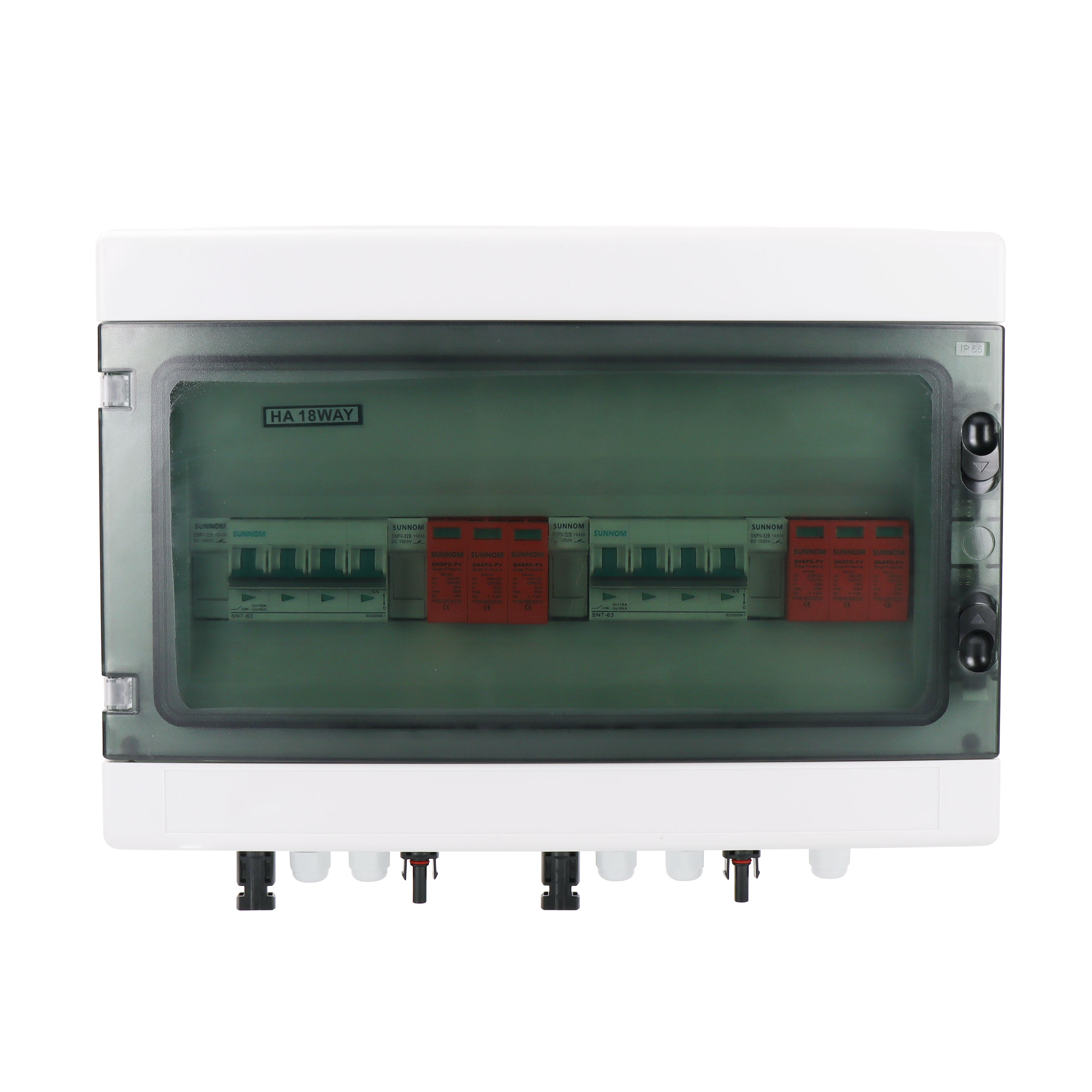 2 IN 2 OUT 1000V Solar PV DC Combiner Box