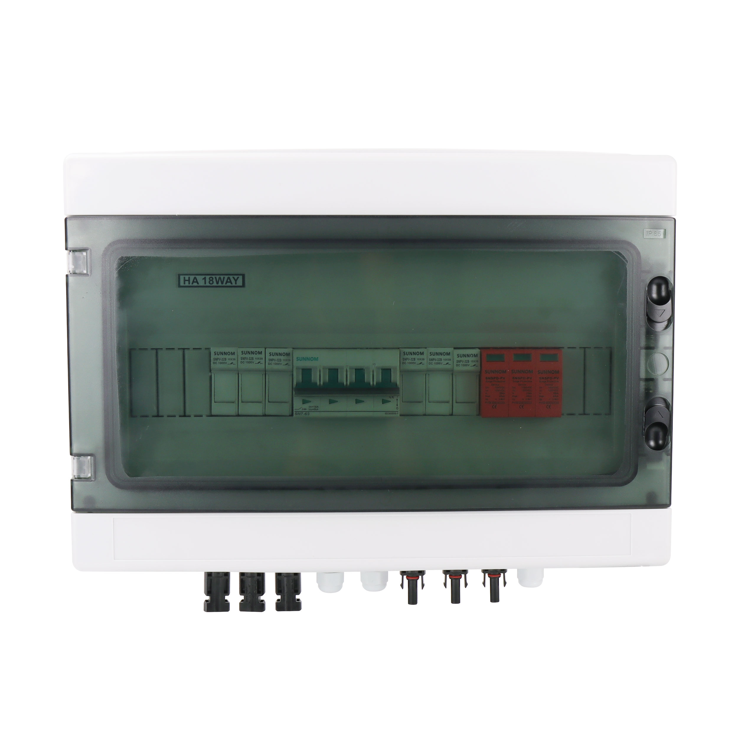 3 IN 1 OUT 1000V Solar PV DC Combiner Box