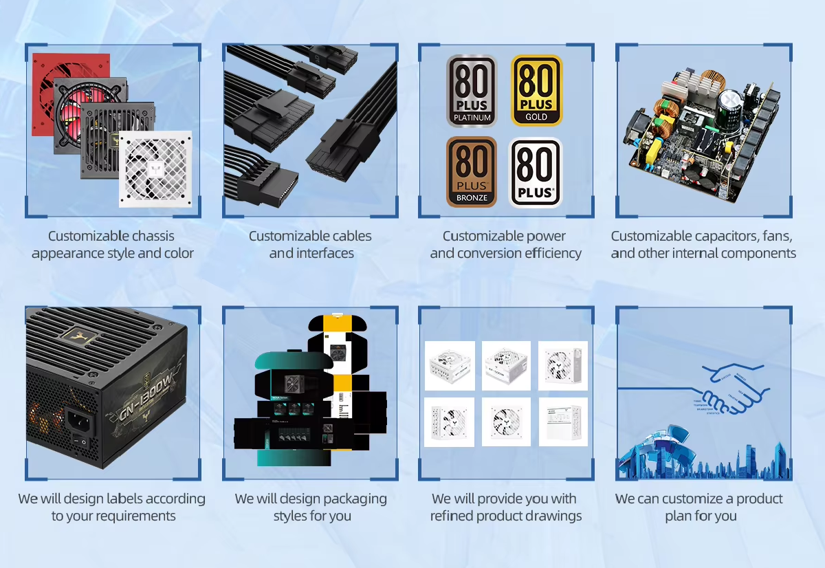 What to consider for PC power supply OEM customization?\n
