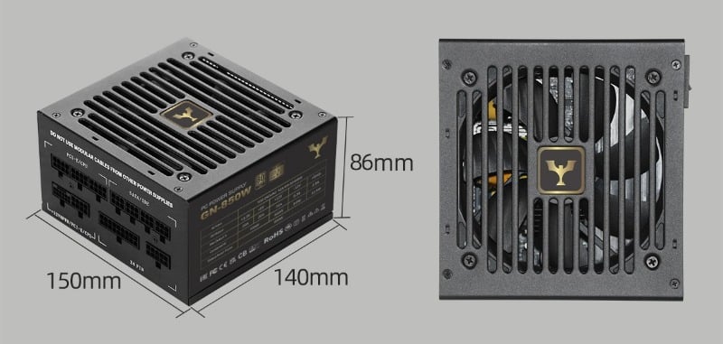 OEM YIJIAN PC Power Supply for Computer ATX 80Plus Gold Full-modular 850W.jpg