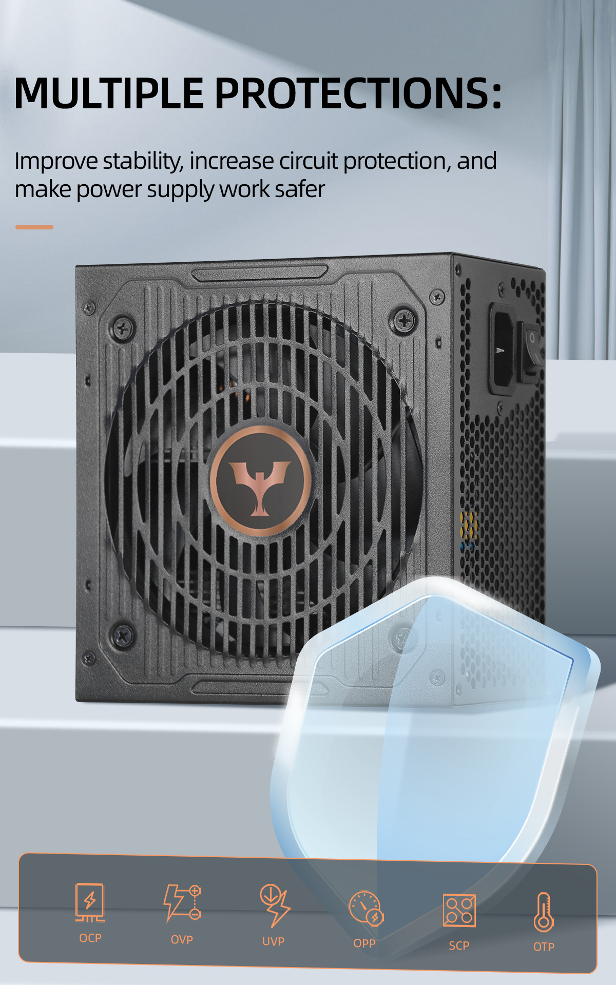 07-80Plus Bronze BZ-750W Non modular PC power supply Computer power supply PC Power Source.jpg