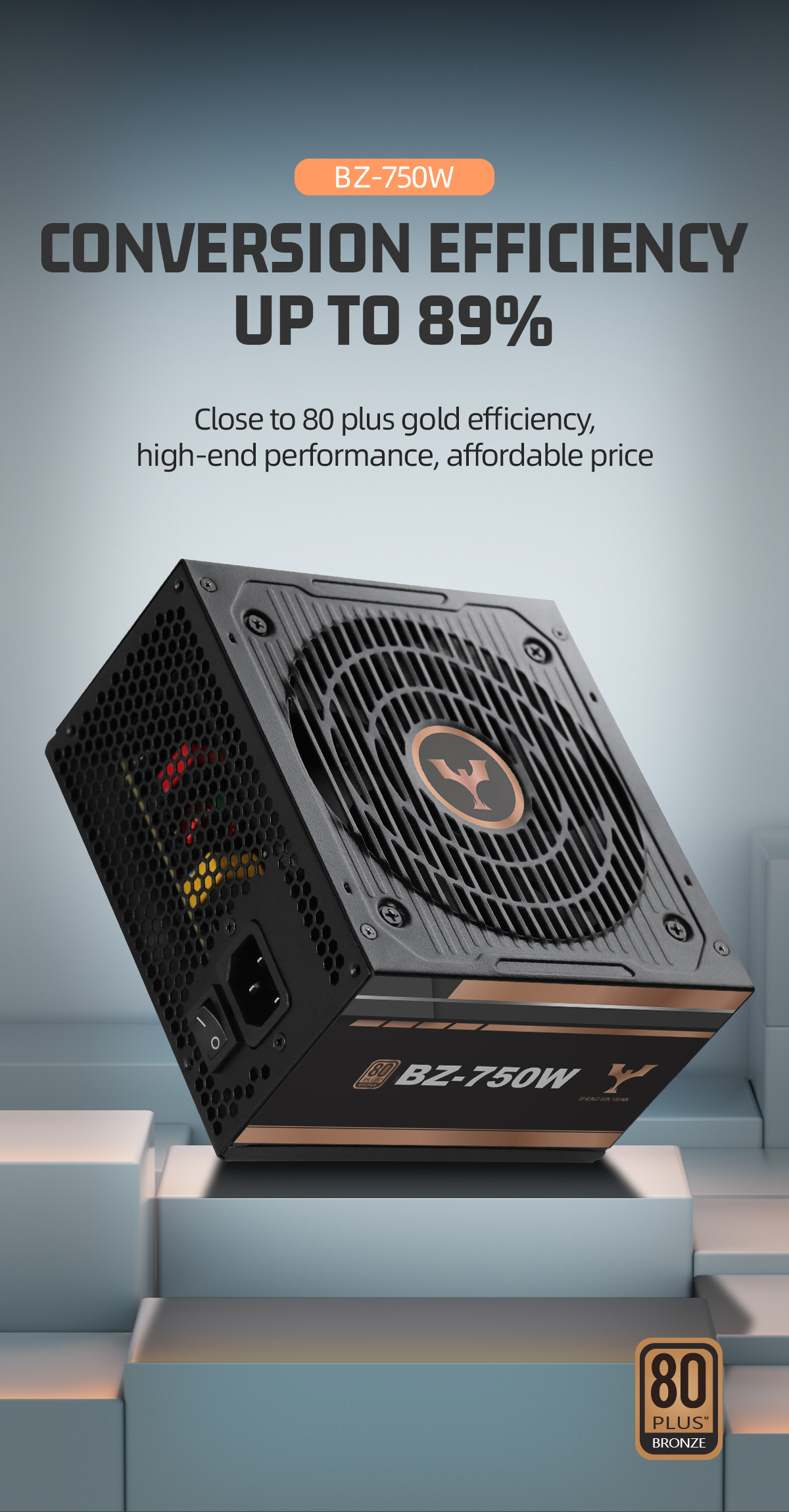 01-80Plus Bronze BZ-750W Non modular PC power supply Computer power supply PC Power Source.jpg
