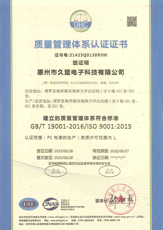 Certificates
