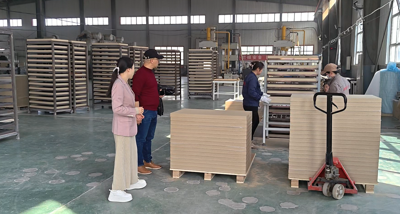 A great day at the vermiculite board factory!