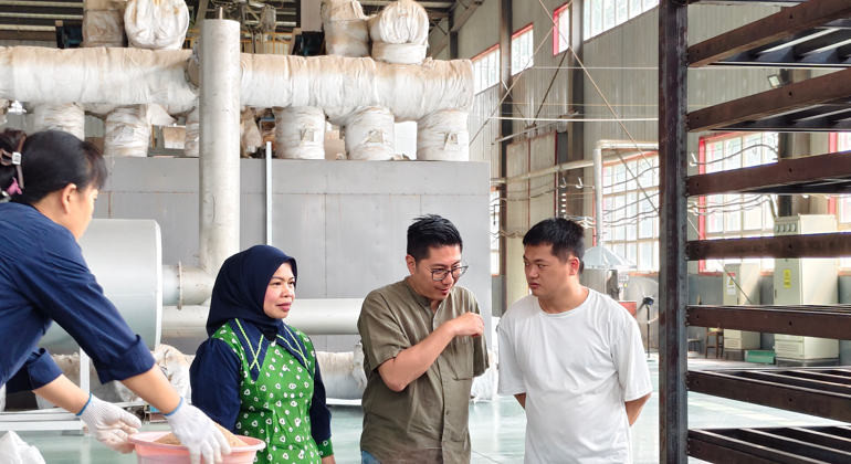 Indonesian Delegation Visits Millegap vermiculite Factory, Strengthening Ties for Future Collaboration