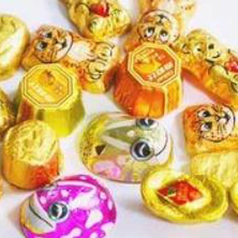 The process of chocolate candy making