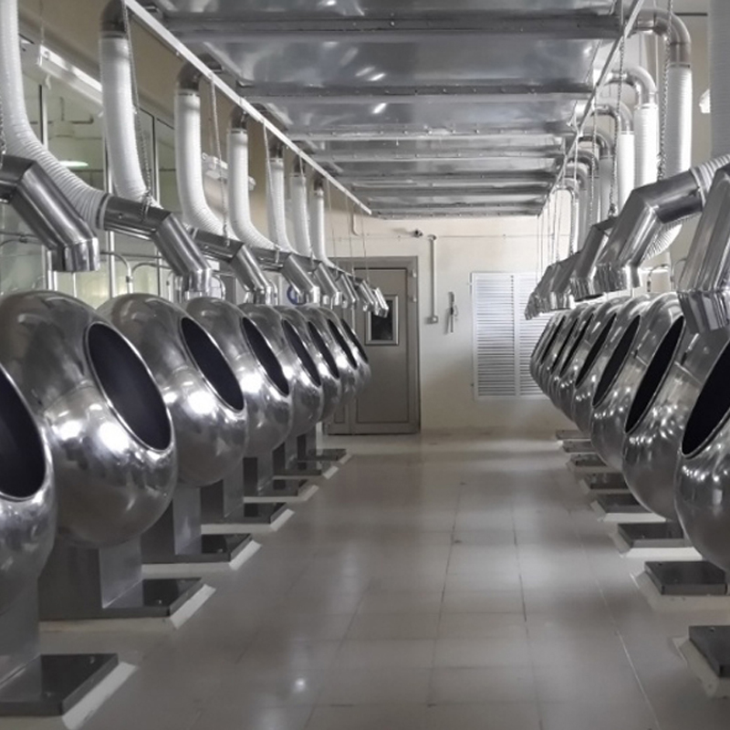 Unique, efficient & energy saving air treated gum coating system from Shanghai Golden Orient Machinery (SGO)