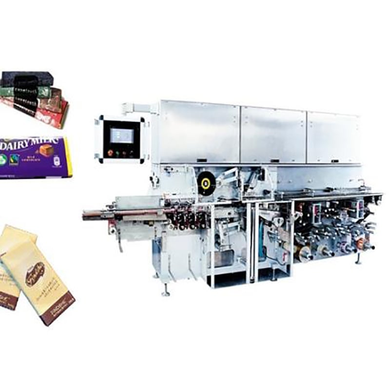Big Chocolate Bar Fold and Envelop Packing Machine